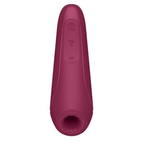 Wibrator - Curvy 1+ Air Pulse Stimulator + Vibration Rose Red
