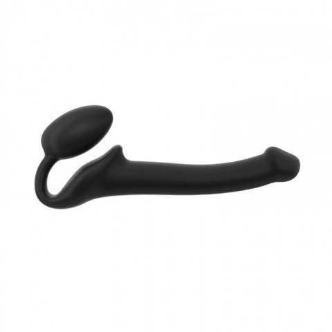 SEMI-REALISTIC BENDABLE STRAP-ON BLACK - S SEMI-REALISTIC BENDABLE STRAP-ON BLACK - S