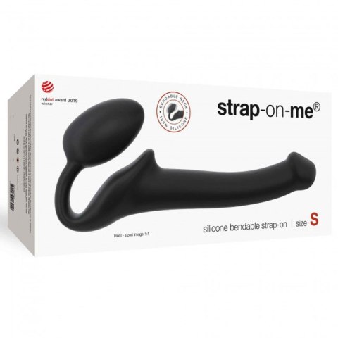 SEMI-REALISTIC BENDABLE STRAP-ON BLACK - S SEMI-REALISTIC BENDABLE STRAP-ON BLACK - S
