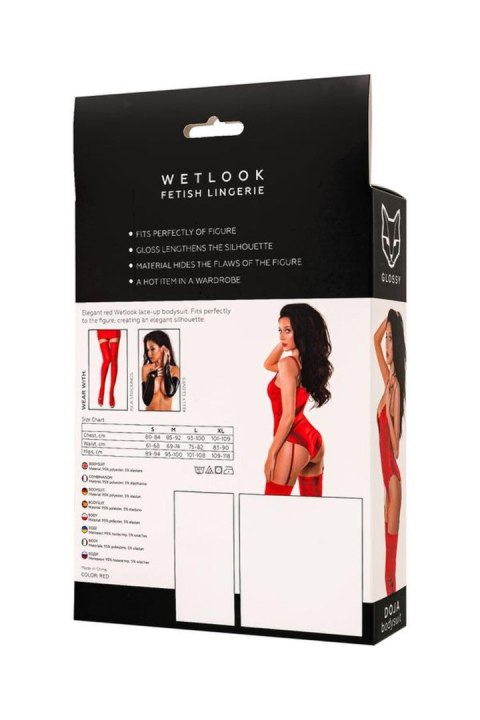 Wetlook Doja bodysuit - red M Wetlook Doja bodysuit - red M