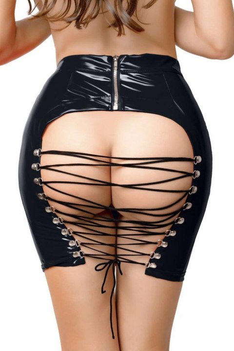 Wetlook skirt Leanne - black M Wetlook skirt Leanne - black M
