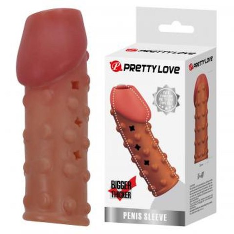 PRETTY LOVE Penis Sleeve, TPR, Waterproof PRETTY LOVE Penis Sleeve, TPR, Waterproof