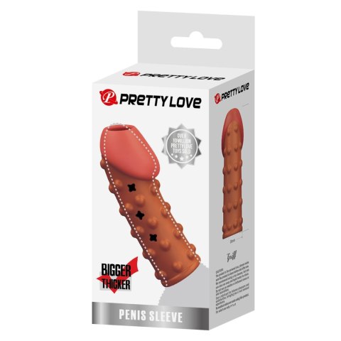 PRETTY LOVE Penis Sleeve, TPR, Waterproof PRETTY LOVE Penis Sleeve, TPR, Waterproof
