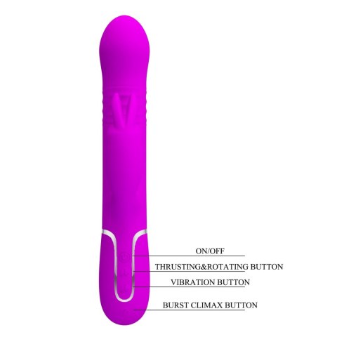 PRETTY LOVE - Coale Twinkled Tenderness Purple, 7 vibration functions 4 rotation functions 4 thrusting settings PRETTY LOVE - Coale Twinkled Tenderness Purple, 7 vibration functions 4 rotation functions 4 thrusting settings