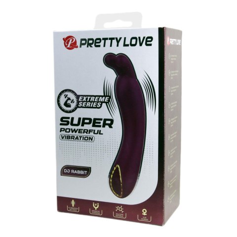 PRETTY LOVE - DJ RABBIT, 10 vibration functions, Silicone, Magnetic USB charging PRETTY LOVE - DJ RABBIT, 10 vibration functions, Silicone, Magnetic USB charging
