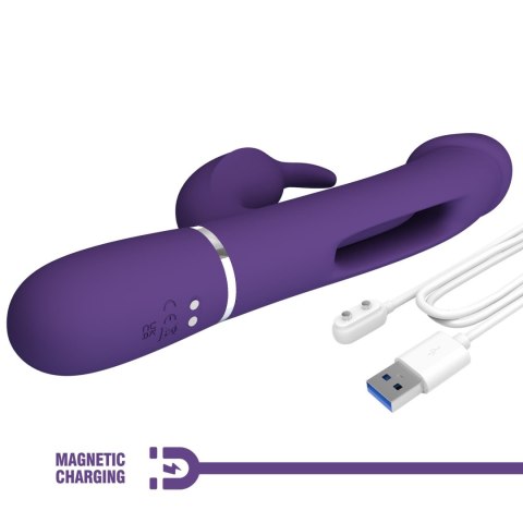 PRETTY LOVE - Kampas dark Purple, 7 vibration functions 4 licking settings PRETTY LOVE - Kampas dark Purple, 7 vibration functions 4 licking settings