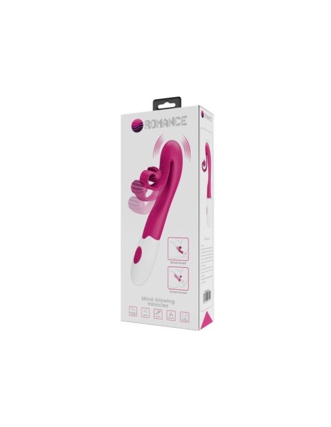 ROMANCE - PINK VIBRATOR AND STIMULATOR 30 SPEEDS ROMANCE - PINK VIBRATOR AND STIMULATOR 30 SPEEDS