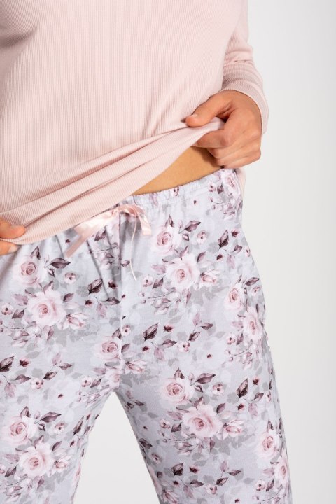 Piżama Margarita Pink-Grey M Piżama Margarita Pink-Grey M