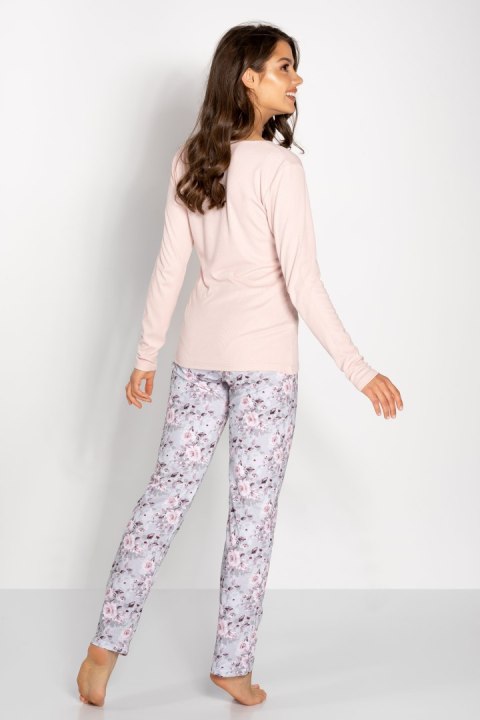 Piżama Margarita Pink-Grey M Piżama Margarita Pink-Grey M
